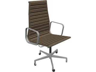 Chair Charles Eames 3D Model preview
