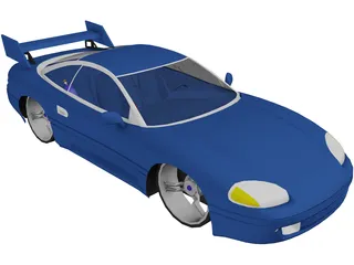 Mitsubishi 3000GT [Tuned] 3D Model preview