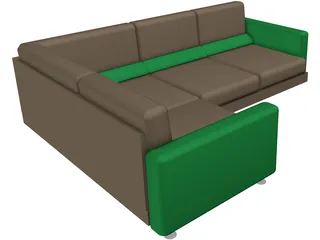 Couch 3D Model preview