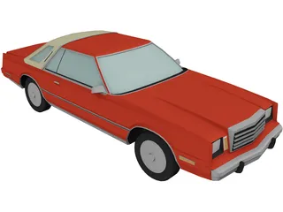 Dodge Mirada (1980) 3D Model preview