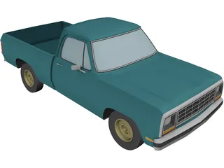 Dodge Ram (1984) 3D Model preview