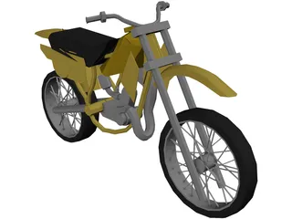 Kawasaki KX-80 (1982) 3D Model preview