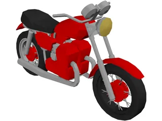 Yamaha 650 (1976) 3D Model preview