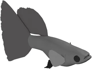 Guppy 3D Model preview