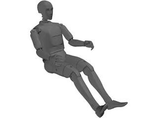 Crash Test Dummy 3D Model preview