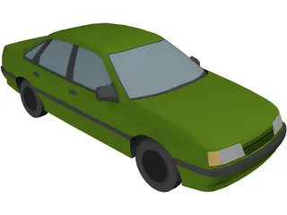 Opel Vectra (1990) 3D Model preview