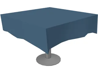 Table Cloth Princeton 3D Model preview