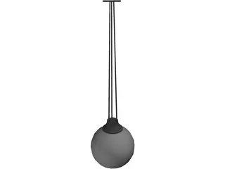 Pendant Dineing Princeton 3D Model preview
