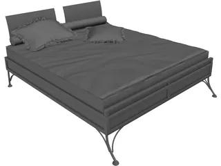 Bed 3D Model preview