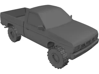 Nissan Pickup (1996) 3D Model preview