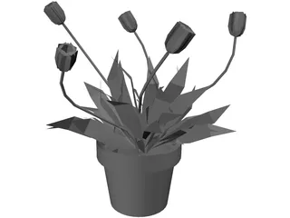 Dandelion 3D Model preview