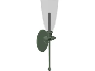 Lamp Wall 3D Model preview