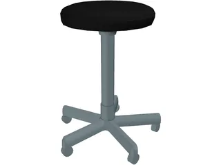 Stool 3D Model preview