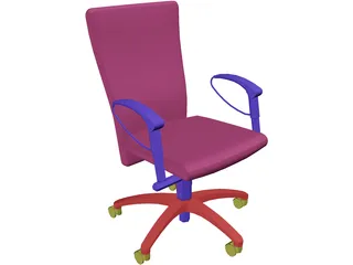 Chair Arms Task 3D Model preview