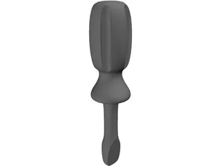 Toy Screwdriver 3D Model preview