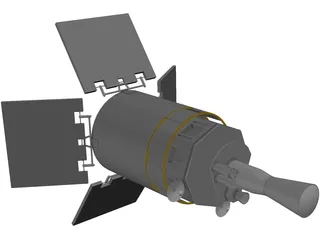 Defense Satellite (DSP) 3D Model preview