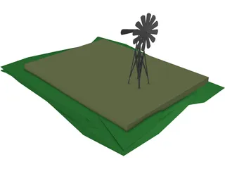 Windmill 3D Model preview