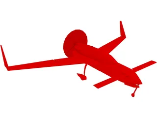 Rutan VariEze 3D Model preview