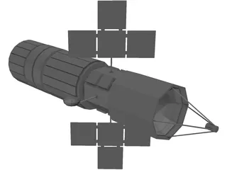 Satellite Zenith 3D Model preview