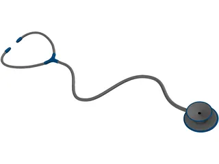 Stethoscope 3D Model preview