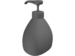 Liquid Soap Dispenser 3D Model preview