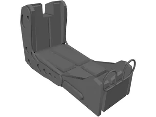 Ejection Seat 3D Model preview