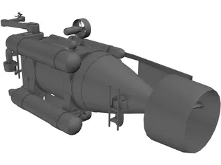 Submersible 3D Model preview