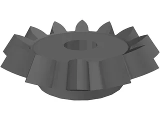 Bevel Pinion 3D Model preview