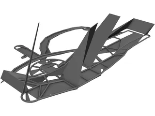 Eye of Horus Ornament 3D Model preview