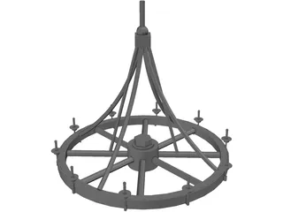 Lustre Far-West 3D Model preview
