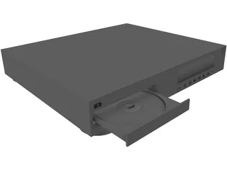 CD Player 3D Model preview