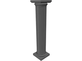 Column 3D Model preview