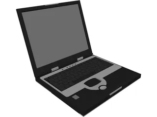 Dell Laptop Notebook 3D Model preview
