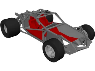 Dune Buggy 3D Model preview