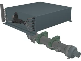AC&R Evaperator and Condenser 3D Model preview