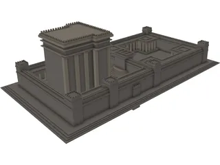 Second Temple 3D Model preview