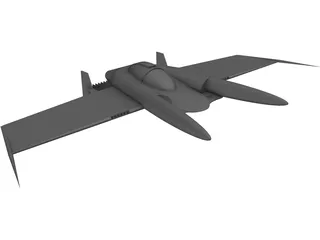 IronSide Winged Mech 3D Model preview