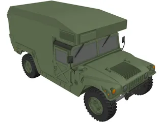 M997 Ambulance 3D Model preview