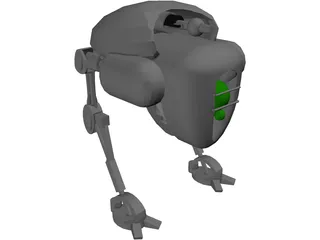 Martian Bombard 3D Model preview