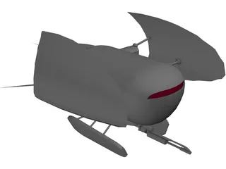 Martian Flyer 3D Model preview