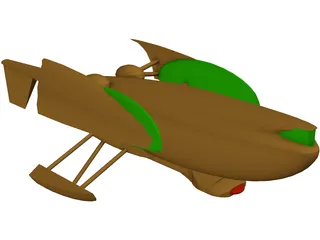 Martian Flyer 3D Model preview