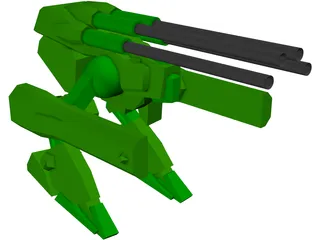 MAC II Monster 3D Model preview