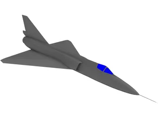 F-102 3D Model preview
