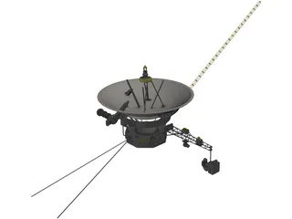 Voyager Probe 3D Model preview