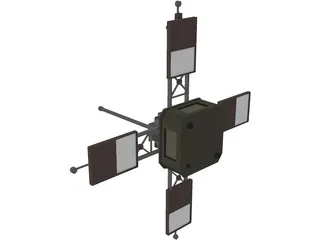 Mariner 1 Space Probe 3D Model preview
