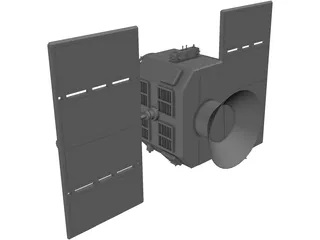 Navstar Satellite 3D Model preview