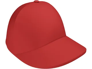 Baseball Cap 3D Model preview