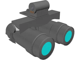 ITT F-4949 Night Vision Goggles 2 3D Model preview