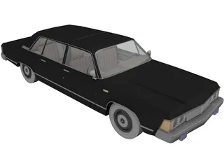 GAZ-14 Chaika (1977) 3D Model preview