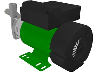 Electric Pump 3D Model preview